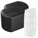 2X ABSORBTOR VLHKOSTI 2X VLOŽKA 250g WESSPER DEHUMIDIFIER BLACK