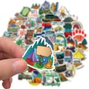 CAMPING STICKERS Sada samolepiek na bomby STICKER 50 ks