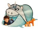 ELEFUN Detský stanový domček KIDS STAN UNICORN modrý 102x182x93 cm