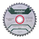 METABO OKRUŽNÁ PÍLA CLASSIC 216x30MM Z40 WZ