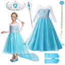 OUTFIT ŠATY TIARA SET ELZA elsa XS 104 100