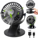 PRENOSNÝ 360° OTOČNÝ KLIPOVÝ VENTILÁTOR Growbox USB VENTILÁTOR