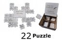 Kniha hostí svadobná súprava puzzle suvenír 22 ks.