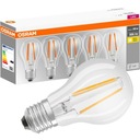 5x LED FILAMENT E27 žiarovka 7W 806lm 2700K OSRAM