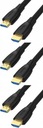 Unitek High Speed ​​​​HDMI 2.0 4K kábel C11041BK 5m čierny x3