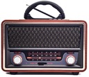 Rádio v retro štýle, bluetooth reproduktor, USB, AUX, SD, FM, AM, SW