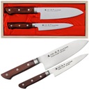 Satake Kotori japonská sada 2 univerzálnych nožov 13 cm a Santoku 17 cm v kufríku