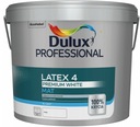 DULUX PROFESIONÁLNA LATEXOVÁ 4 MATNÁ BIELA ​​FARBA 9L