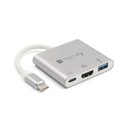 TECHLY IADAP USB31-HDMIPTY USB-C HDMI/USB adaptér