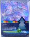 100 MIKRO LED DRÔTOVÝCH LAMPIEL NAPÁJANÝCH NA BATÉRIU hviezd