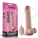 Veľké dildo s ejakuláciou 23 cm SILNÁ PRÍSAVKA