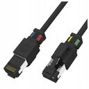 OTOČNÝ PATCHCORD SLIM S/FTP kat.6A LSOH POE 2m