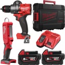 SADA ELEKTRICKÉHO NÁRADIA MILWAUKEE M18 AKU + AKC 6el