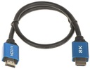 Kábel HDMI-0.5-V2.1, priame zástrčky 0,5m v2.1