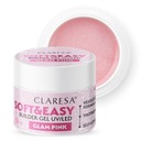 Claresa Glitter Glam Pink Stavebný gél 12g