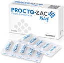 Rektálne čapíky Procto-zac Relief 10 čapíkov