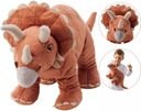 Plyšový plyšový maskot Dinosaurus Triceratops 46 cm JATTELIK