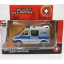 kovové auto Mercedes POLICE 1:50 | B-279