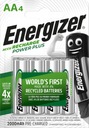 Nabíjateľné batérie ENERGIZER Power Plus AA R6 2000mAh x4