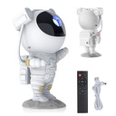 astronaut spálňa projektor nočná lampa rgb led starry sky galaxy + diaľkové ovládanie