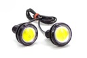 DRL LED 24V denné svietenie 2ks 2x 120lm 22mm pletivo