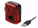 Zadné svetlo na bicykel Kross LITTLE RED USB