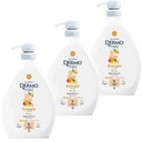 DERMOMED Sprchový gél s pumpičkou MANGO, 3 x 1000 ml