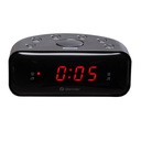 ALARM RÁDIO FM RÁDIO BUDÍK LED BATÉRIA A SIEŤ DENVER