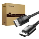 UGREEN VIDEO KÁBEL 2X DISPLAYPORT DP 1.4 8K 60HZ BRAIDED 5M HDR