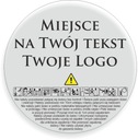 CLEAR nálepky na sviečky Vaše LOGO 6cm x150