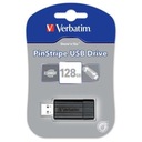 USB flash disk Verbatim, USB 2.0, 128 GB, Pinstripe