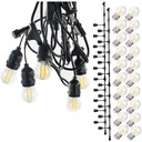 20 LED ZÁHRADNÁ LAMPA GARLAND LIGHT PRE E27