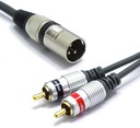 XLR KÁBEL 2x RCA ZÁSTRČKA VITALCO MKR04 1,5m