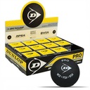 DUNLOP PRO SQUASH loptičky (2 ŽLTÉ BODKY) 12 KS