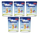 HUMANA 3 NÁSLEDNÉ MLIEKO PO 12 MESIACOCH 5x 650G