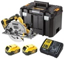 AKUMULÁTOROVÁ PÍLA OKRUŽOVÁ PÍLA 18V 2X5,0Ah 184mm TSTAK DeWalt DCS572P2