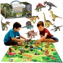 VEĽKÉ DINOSAURY FÓRKY box + MAT Dino Park Sada figúrok dinosaurov