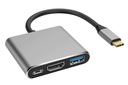 Adaptér USB-C USB 3.1 na HDMI/USB 3.0/USB-C 4K