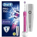 ORAL-B PRO 750 ELEKTRICKÉ POUZDRO ZUBOVÉ RUŽOVÉ