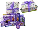 Darčekový kôš Milka sladkosti Darčeková krabička Santa Claus HOLIDAY PARCEL set