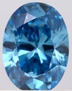 DIAMOND FANCY VIVID BLUE 0,32 ct VVS2 CERTIFIKÁT