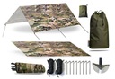 Tarp Camo Stan 3x3 Set Tarp Pins Links