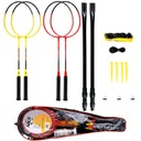 BADMINTON SET x2 RAKETY SIEŤOVÉ POUZDRO