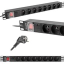 LANBERG POWER STRIP RACK 19 1U 8xPL 2M