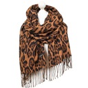 LEOPHER SCARF CASHMERE SCARF KRÁSNY, MÓDNY, ŽENSKÝ, ELEGANTNÝ