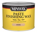 Minwax Paste Wood Protective Wax - Finishing Wax, Natural 454g