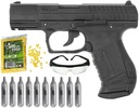 Pištoľ Walther P99 DAO ASG 520 fps + 10 CO2 + 1000 loptičiek 0,12g + OKULIARE