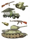 Tortová oblátka ARMY TANKS, cukrová potlač A4