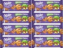 Čokoládové sušienky Milka Pieguski Čoko oriešky lieskové 120g x8