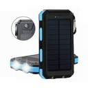 2V1 SOLAR POWERBANKA 10000mAh 2xUSB + FARAČ